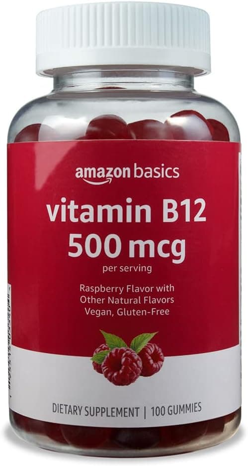 Amazon Basics Vitamin B12 500 mcg Gummies