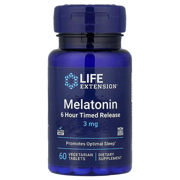 Melatonin, 6 Hour Timed Release, 3 mg