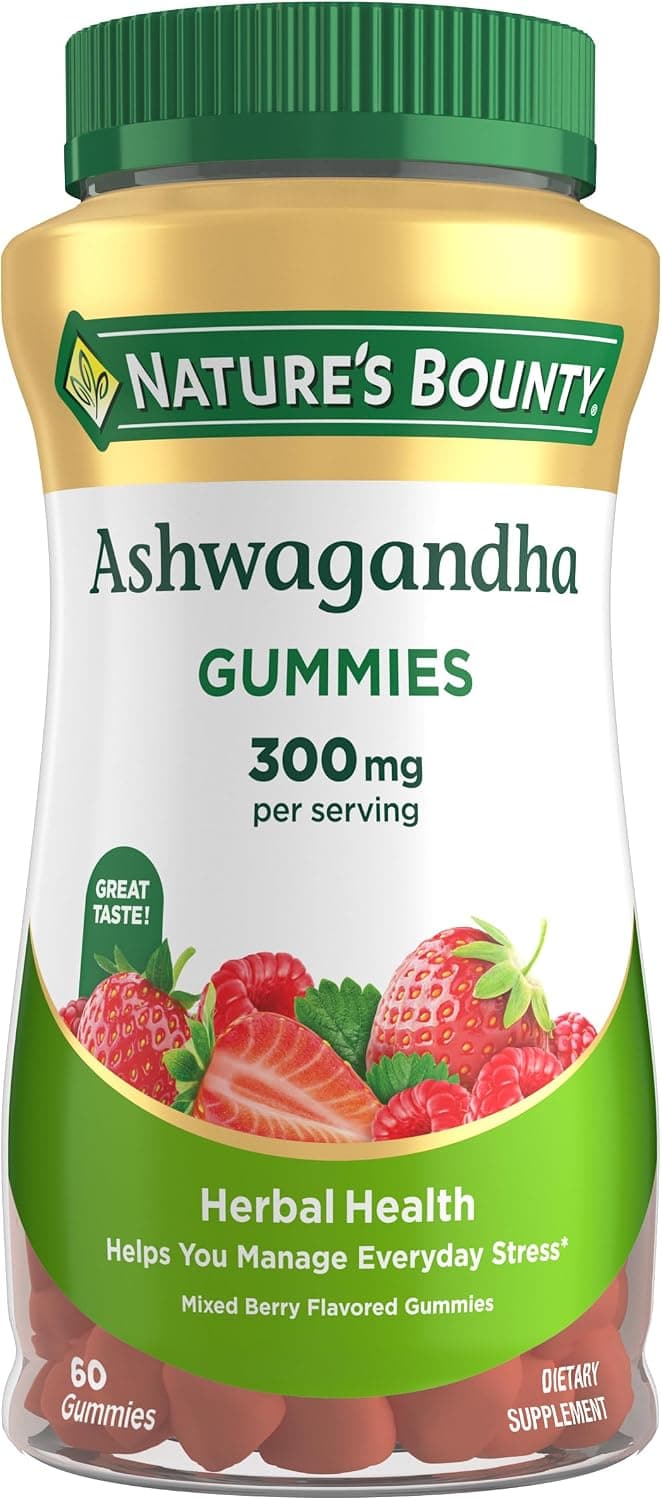 Nature's Bounty Nature's Bounty Ashwagandha Gummies KSM-66, 60 Gummies