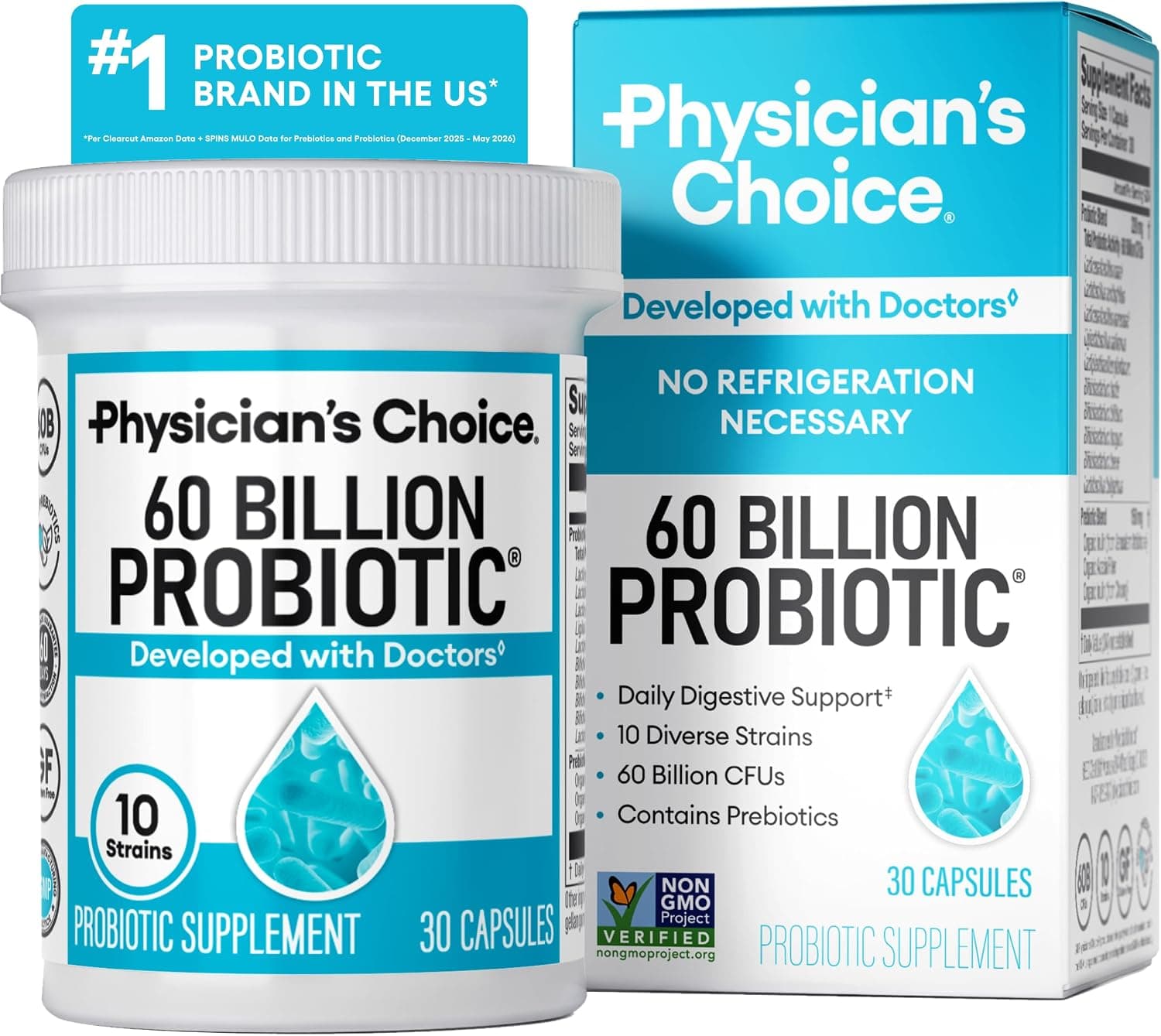 Physician's CHOICE Physician's CHOICE Probiotics 60 Billion CFU