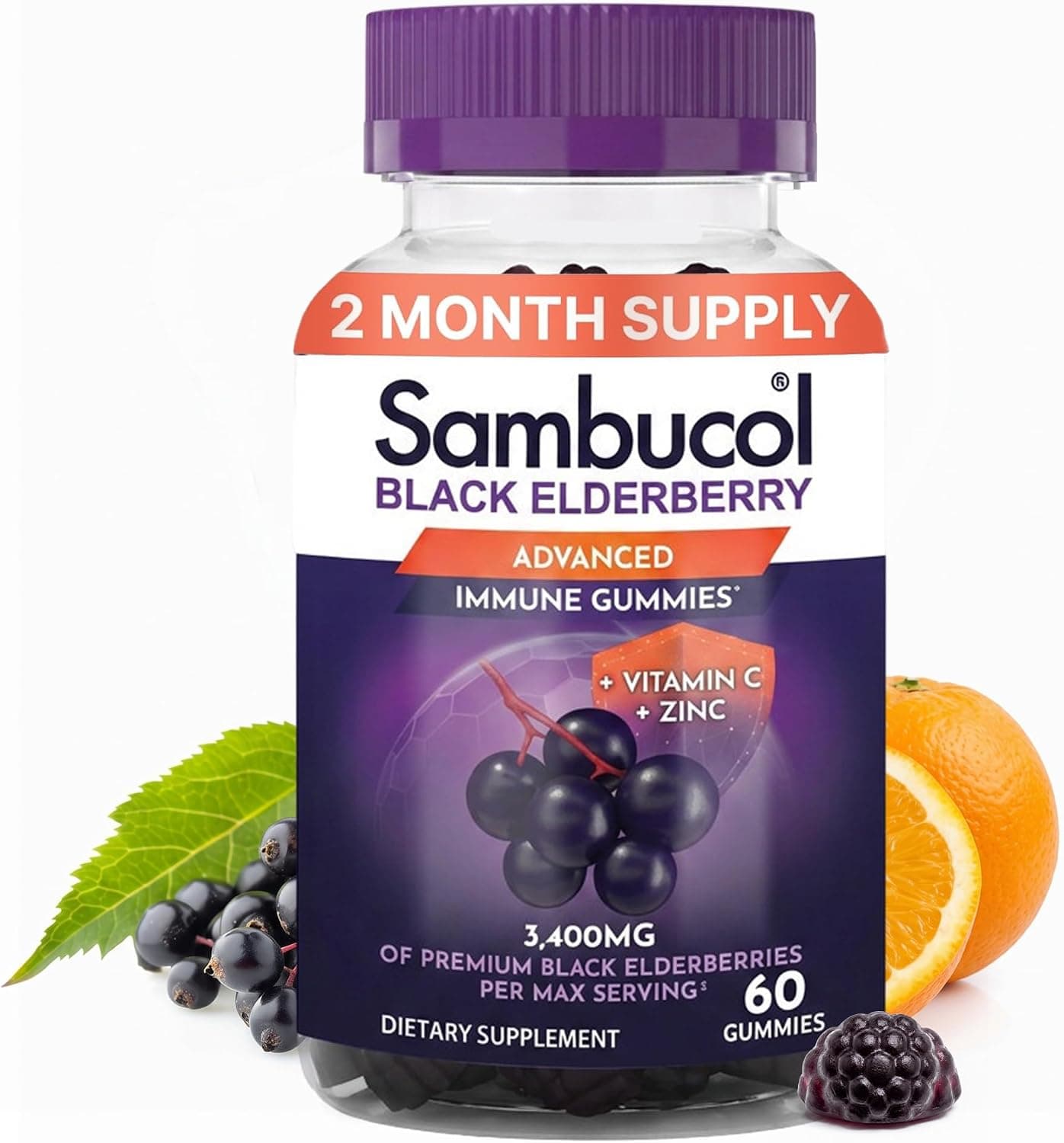 Sambucol Sambucol Black Elderberry Gummies for Adults