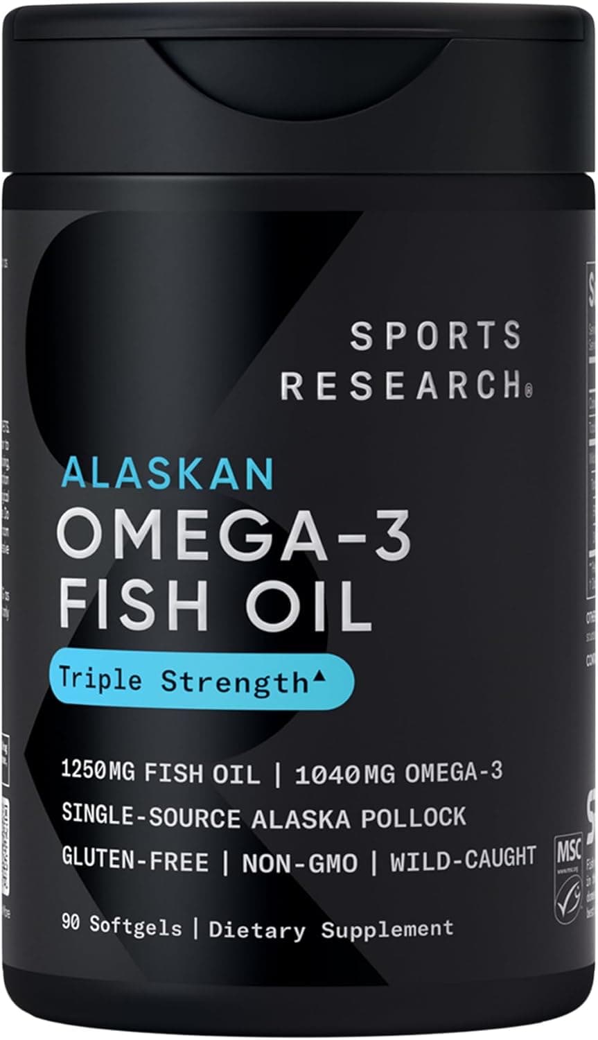 Sports Research Sports Research Triple Strength Omega-3 Fish Oil